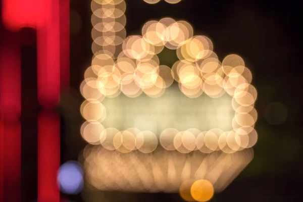 Broadway tiyatrosu Marquee ışıklar Bokeh — Stok fotoğraf