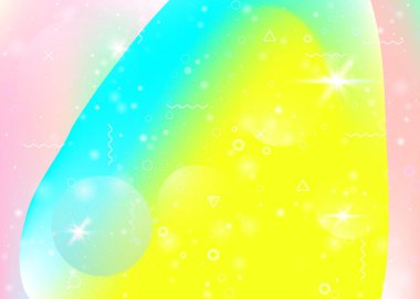 Holografik evren ve soyut evren arka planına sahip gelecekteki manzara..