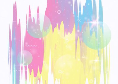 Holografik evren ve soyut gelecek arkaplanı olan evren manzarası.