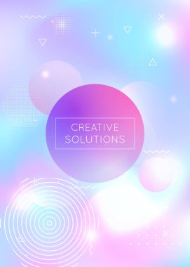 Sıvı arka planı dinamik sıvıyla şekillendirir. Holografik bauhaus