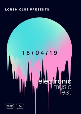 Yaz festivali ilanı ve müzik afişi..