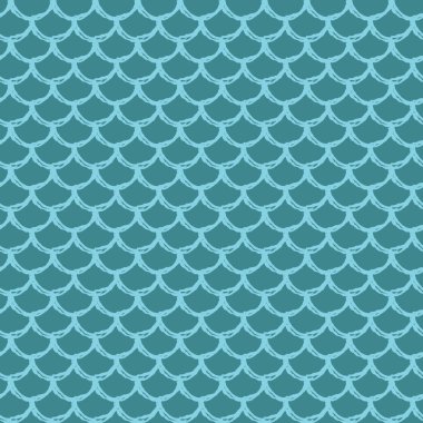 Denizkızı kuyruğu pürüzsüz desen