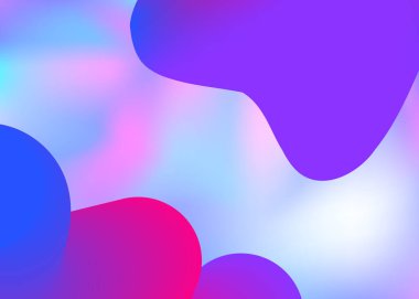 Sıvı dinamiği. Modern modayla birlikte holografik 3d arkaplan. Canlı gradyan örgüsü. Neon kitap, poster çerçevesi. Sıvı şekilli ve elementli akışkan dinamik arkaplan.