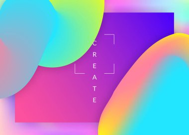 İniş sayfası. Modern modayla birlikte holografik 3d arkaplan. Canlı gradyan örgüsü. Güzel arayüz, web sitesi tasarımı. Sıvı dinamik elementler ve sıvı şekilli iniş sayfası.