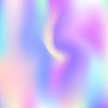 Soyut arkaplan hologramı. Hologramla birlikte gelecek eğilimli ağ arka planı. 90 'lar, 80' ler modası. Broşür, el ilanı, poster tasarımı, duvar kağıdı, mobil ekran için yanardöner grafik şablonu.