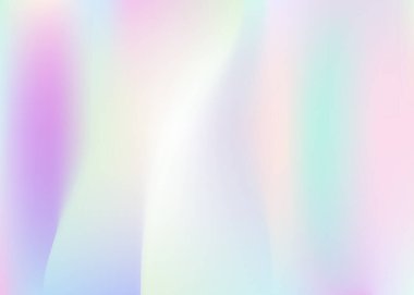 Holografik soyut arkaplan. Gradyan örgülü sıvı holografik arkaplan. 90 'lar, 80' ler modası. Pankart, broşür, kapak tasarımı, mobil arayüz, web uygulaması için yanardöner grafik şablonu.