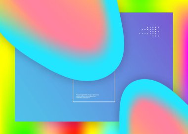 Sıvı sıvı. Moleküler arayüz, web sitesi çerçevesi. Modern modayla birlikte holografik 3d arkaplan. Canlı gradyan örgüsü. Dinamik elementleri ve şekilleri olan sıvı. İniş sayfası.