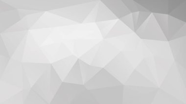 Gradyan soyut yatay üçgen arka plan. İş sunumu için gri renkli çokgen zemin. Moda geometrik soyut afiş. Şirket broşür tasarımı. Mozaik tarzı.