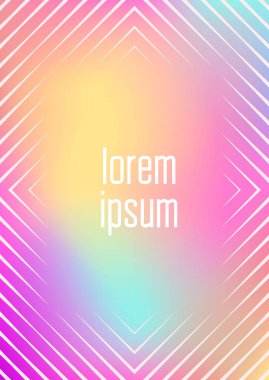 Gradyan kapak şablonu. Yarım tonlu asgari modayla. Afiş, sunum ve broşür için gelecek eğilimli kapak şablonu. Minimalist renkli şekiller. Soyut iş illüstrasyonu