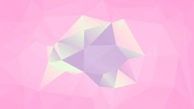 Gradyan soyut yatay üçgen arka plan. İş sunumu için pembe, mor, mavi ve sarı çokgen zemin. Moda geometrik soyut afiş. Teknoloji konsept broşürü. Mozaik tarzı.