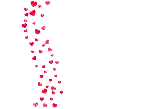 Свадебный Душ Фон Розовыми Блестками Сердца День Святого Валентина Векторные — стоковый вектор
