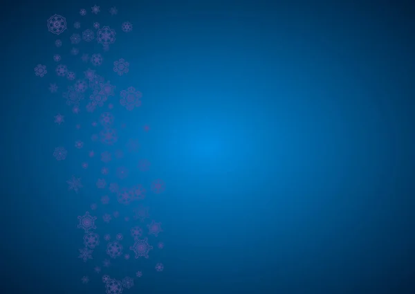 Vânzări Crăciun Fulgi Zăpadă Ultra Violet Frontieră Iarnă Pentru Pliant — Vector de stoc