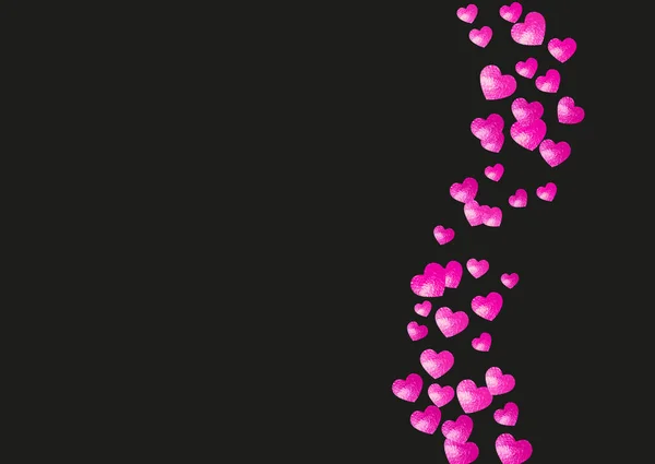 Καρδιά Περίγραμμα Φόντο Ροζ Λάμψη Ημέρα Του Αγίου Βαλεντίνου Διανυσματικά — Διανυσματικό Αρχείο