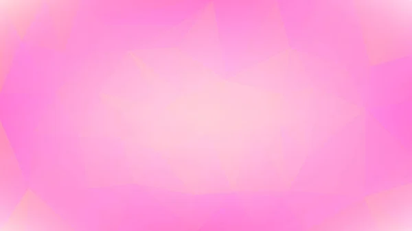 Gradient Abstrakten Horizontalen Dreieck Hintergrund Warmer Rosa Und Gelber Polygonaler — Stockvektor