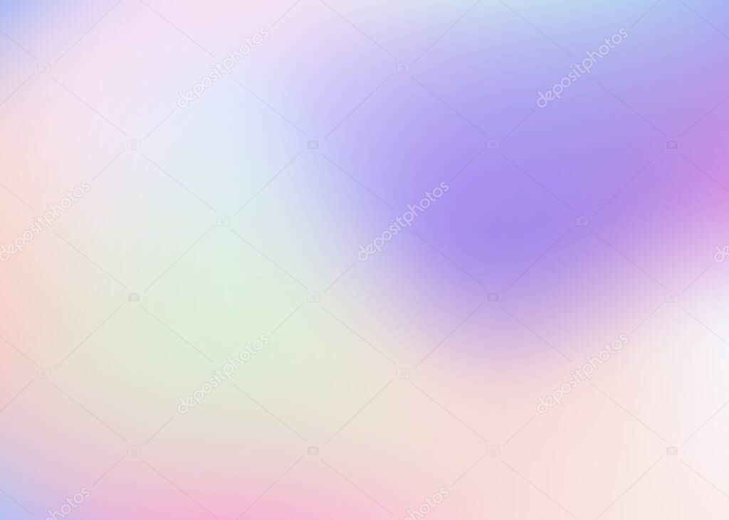 Gradient mesh abstract background. Rainbow holographic backdrop with gradient mesh. 90s, 80s retro style. Iridescent graphic template for banner, flyer, cover design, mobile interface, web app.