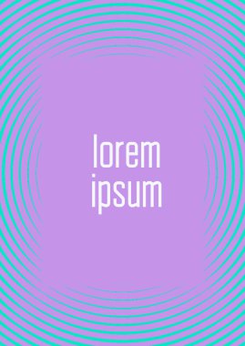 Güzel kapak şablonu. Yarım ton eğimli asgari trend vektörü. Broşür, poster, broşür ve davetiye için Geometrik serin kapak şablonu. Minimalist renkli şekiller. Soyut resimleme.