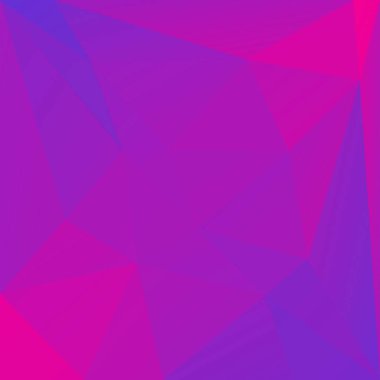 Soyut kare üçgen arkaplan. Mobil uygulama ve web için hassas pembe ve mavi çokgen arkaplan. Moda geometrik soyut afiş. Teknoloji konsept broşürü. Mozaik tarzı.