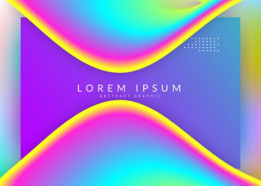 Sıvı sıvı. Neon arayüzü, web sitesi düzeni. Modern modayla birlikte holografik 3d arkaplan. Canlı gradyan örgüsü. Dinamik elementleri ve şekilleri olan sıvı. İniş sayfası.