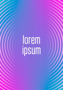 Geometrik dalgalar ve gradyanlarla soyut asgari kaplama. Yarım tonlu modaya uygun bir düzen. Kitap, afiş, davetiye ve poster için soyut asgari kapak şablonu. Gelecekçi iş illüstrasyonu.