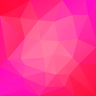 Soyut kare üçgen arkaplan. İş sunumu için kırmızı çokgen zemin. Moda geometrik soyut afiş. Şirket broşür tasarımı. Mozaik tarzı.