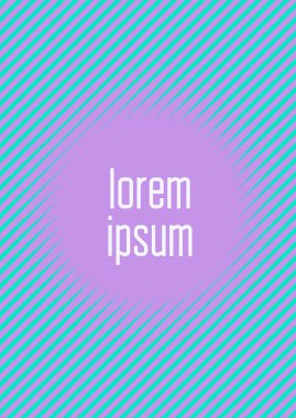 Güzel kapak şablonu. Yarım ton eğimli asgari trend vektörü. Broşür, poster, broşür ve davetiye için Geometrik serin kapak şablonu. Minimalist renkli şekiller. Soyut resimleme.