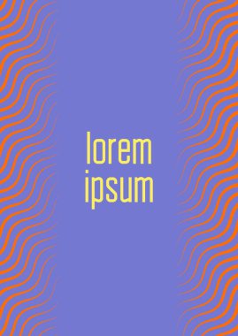 Güzel kapak şablonu. Yarım ton eğimli asgari trend vektörü. Broşür, poster, broşür ve davetiye için Geometrik serin kapak şablonu. Minimalist renkli şekiller. Soyut resimleme.