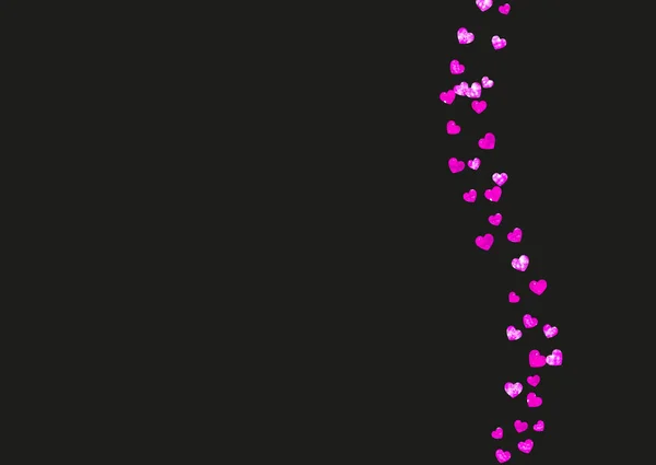 Гранд Серцевий Фон День Святого Валентина Рожевим Блиском Лютого Векторне — стоковий вектор