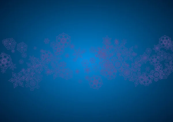 Vente Thème Noël Avec Flocons Neige Ultraviolets Cadre Hiver Pour — Image vectorielle