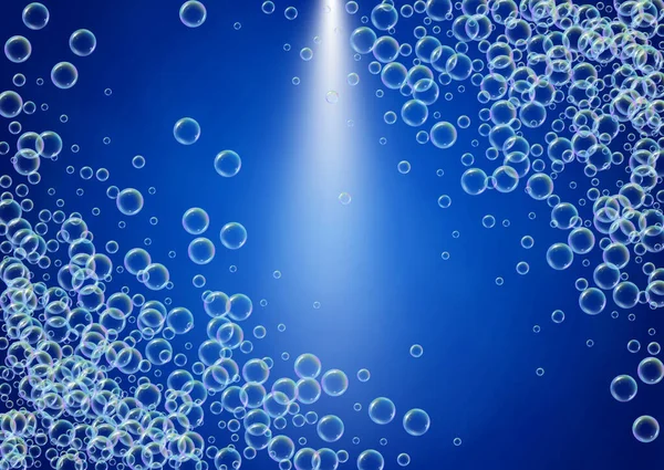 Мыльный Пузырь Моющее Средство Ванны Пенопласт Ванны Шампунь Векторный Иллюстрационный — стоковый вектор