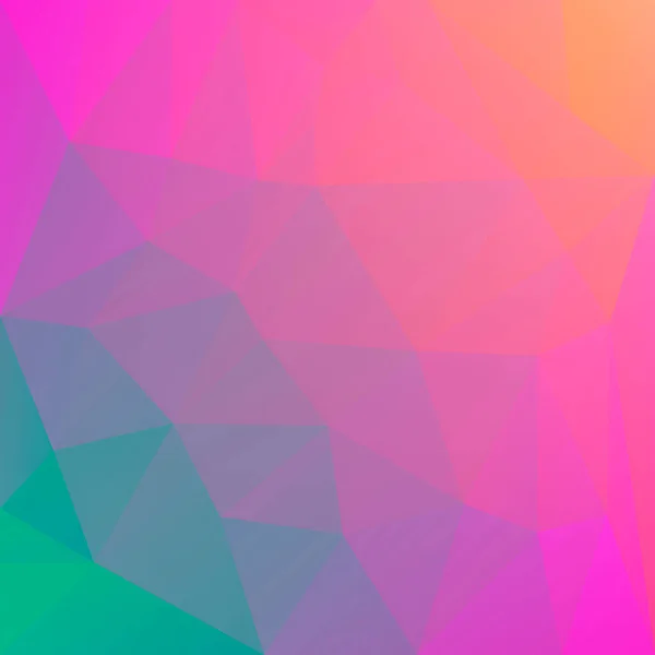 グラデーションの抽象的な三角形の背景 ビジネスプレゼンテーションのための鮮やかな虹の多色の多角形の背景 トレンディな幾何学抽象バナー 会社のチラシのデザイン モザイク調 — ストックベクタ