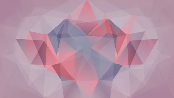 Gradiente Abstracto Horizontal Triángulo Fondo Fondo Poligonal Vinoso Rojo Color — Vector de stock