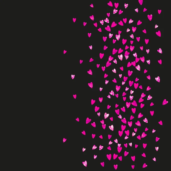 Fond Fête Des Mères Avec Des Confettis Roses Paillettes Symbole — Image vectorielle