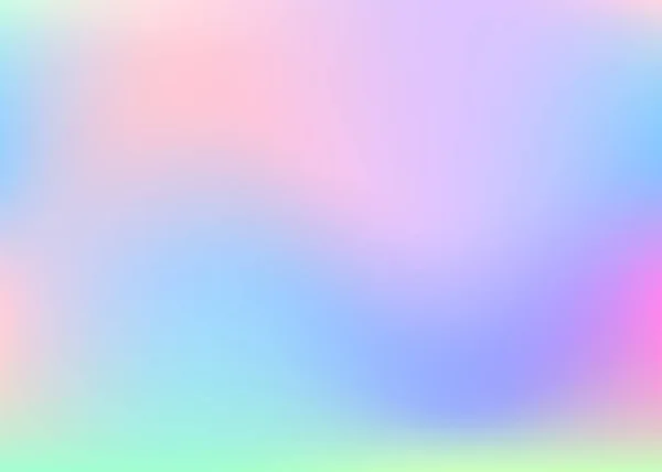 グラデーションメッシュの抽象的な背景 グラデーションメッシュのスタイリッシュなホログラフィック背景 90年代 80年代のレトロスタイル パンフレット チラシ ポスターデザイン モバイル画面のための虹彩グラフィックテンプレート — ストックベクタ