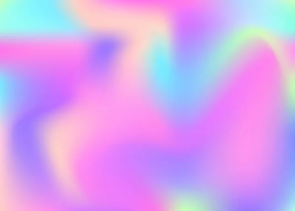 Hologramm Abstrakter Hintergrund Heller Netzhintergrund Mit Hellen Farbverläufen Und Hologramm — Stockvektor