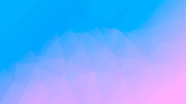 Gradient Abstrakten Horizontalen Dreieck Hintergrund Zartes Rosa Und Blaues Polygonales — Stockvektor