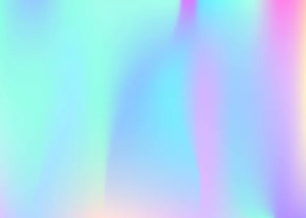 홀로그램 추상적 아름다운 빛깔의 그물망이 그램으로 배경을 이루고 있습니다 스타일 — 스톡 벡터
