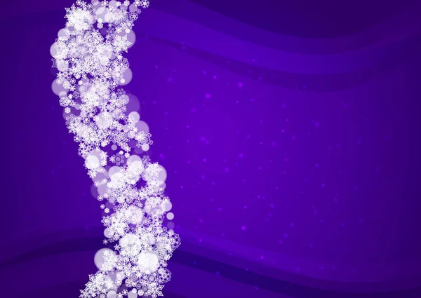 Venta Navidad Con Copos Nieve Ultra Violeta Fondo Helado Año — Archivo Imágenes Vectoriales