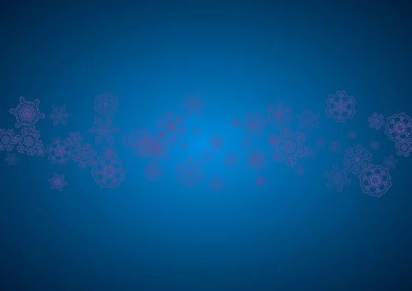 Vente Thème Noël Avec Flocons Neige Ultraviolets Frontière Hiver Pour — Image vectorielle