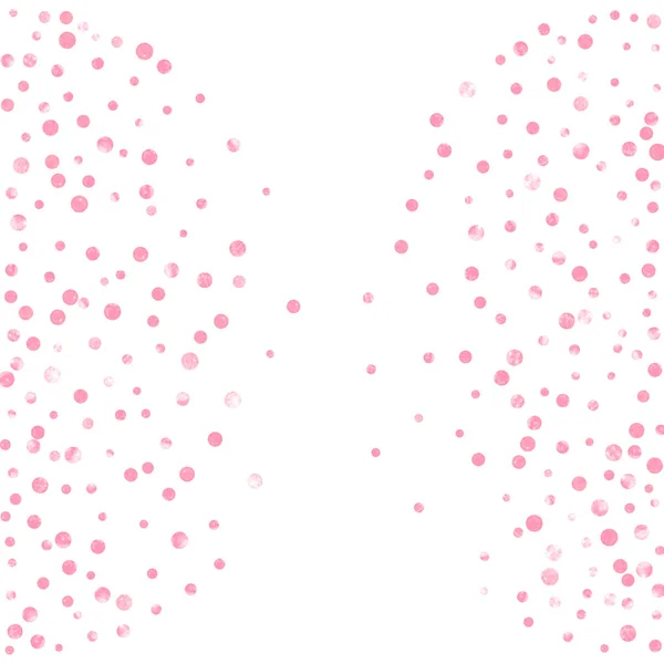 Confettis Paillettes Mariage Avec Des Points Sur Fond Isolé Paillettes — Image vectorielle