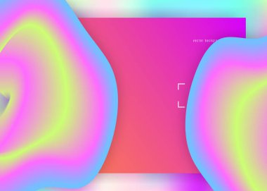Sıvı sıvı. Modern modayla birlikte holografik 3d arkaplan. Canlı gradyan örgüsü. Yaratıcı web sitesi, arayüz düzeni. Dinamik elementleri ve şekilleri olan sıvı. İniş sayfası.