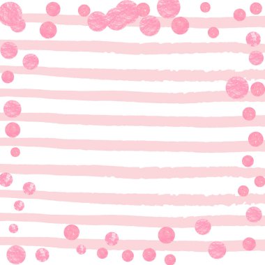 Pembe çizgili düğün simleri konfetisi. Işıltılı ve parıltılı parlak pullar. Parti davetiyesi, bayrak, tebrik kartı, gelin partisi için pembe düğün simli tasarım.