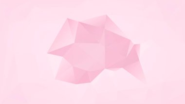 Gradyan soyut yatay üçgen arka plan. İş sunumu için yumuşak pembe gül çokgen zemin. Moda geometrik soyut afiş. Teknoloji konsept broşürü. Mozaik tarzı.