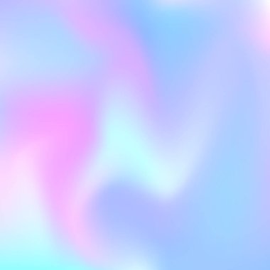 Holografik soyut arkaplan. Gradyan örgülü plastik holografik zemin. 90 'lar, 80' ler modası. Broşür, el ilanı, poster tasarımı, duvar kağıdı, mobil ekran için Pearlescent grafik şablonu.