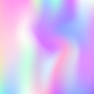 Gradyan ağ soyut arkaplanı. Gradyan örgülü spektrum holografik arkaplan. 90 'lar, 80' ler modası. Broşür, el ilanı, poster tasarımı, duvar kağıdı, mobil ekran için Pearlescent grafik şablonu.