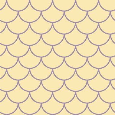 Küçük, kusursuz denizkızı deseni. Balık derisi dokusu. Kız kumaşı, tekstil tasarımı, ambalaj kağıdı, mayo ya da duvar kağıdı için çekilebilir arka plan. Balık pullu sarı küçük deniz kızı..