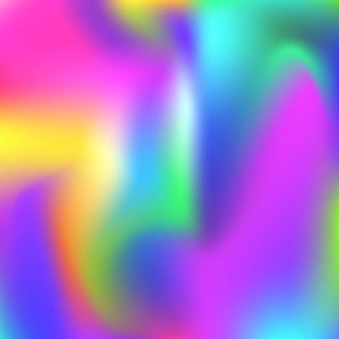 Soyut arkaplan hologramı. Hologramla çok renkli örgü arkaplanı. 90 'lar, 80' ler modası. Pankart, el ilanı, kapak tasarımı, mobil arayüz, web uygulaması için Pearlescent grafik şablonu.