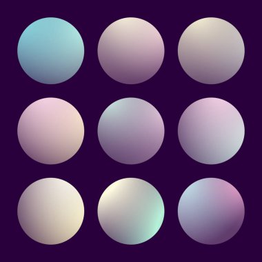 Yuvarlak soyut arka planlara sahip modern 3D gradyan kümesi. Takvim, broşür, davetiye ve kartlar için renkli sıvılar. Modaya uygun yumuşak renk. Ekranlar ve mobil uygulama için yuvarlak eğimli şablon