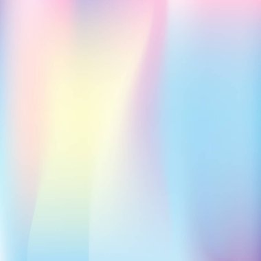 Holografik soyut arkaplan. Gradyan örgülü canlı holografik arkaplan. 90 'lar, 80' ler modası. Pankart, el ilanı, kapak tasarımı, mobil arayüz, web uygulaması için Pearlescent grafik şablonu.