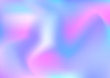 Holografik soyut arkaplan. Gradyan örgülü neon holografik zemin. 90 'lar, 80' ler modası. Broşür, pankart, duvar kağıdı, mobil ekran için yanardöner grafik şablonu.