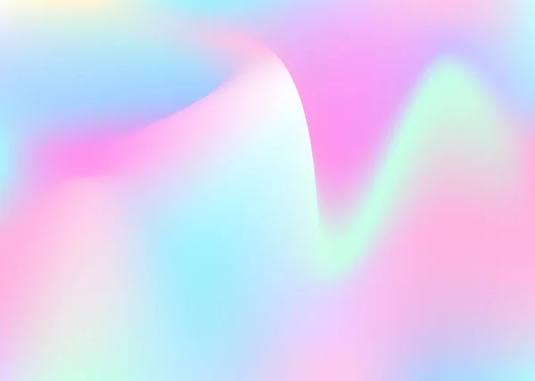 Fondo Holográfico Abstracto Fondo Holográfico Arco Iris Con Malla Gradiente — Archivo Imágenes Vectoriales